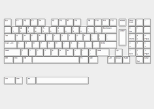 RubySea 1800 Keyboard Kit - Parameterized Keyboard #1